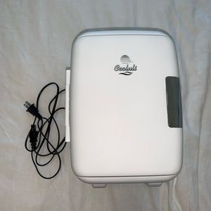 Cooluli White 4L Mini Fridge for Skincare/makeup